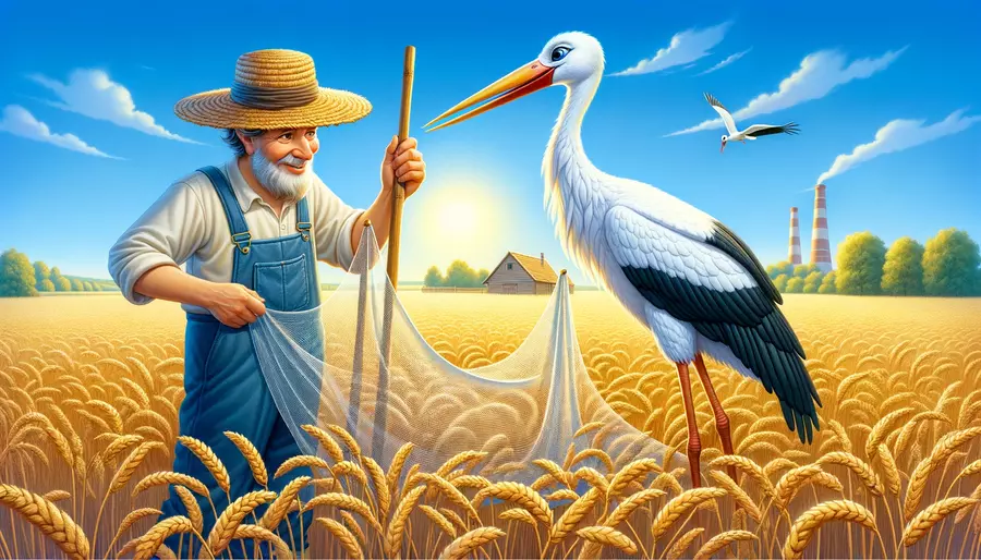 The Farmer And The Stork a magical tale to read