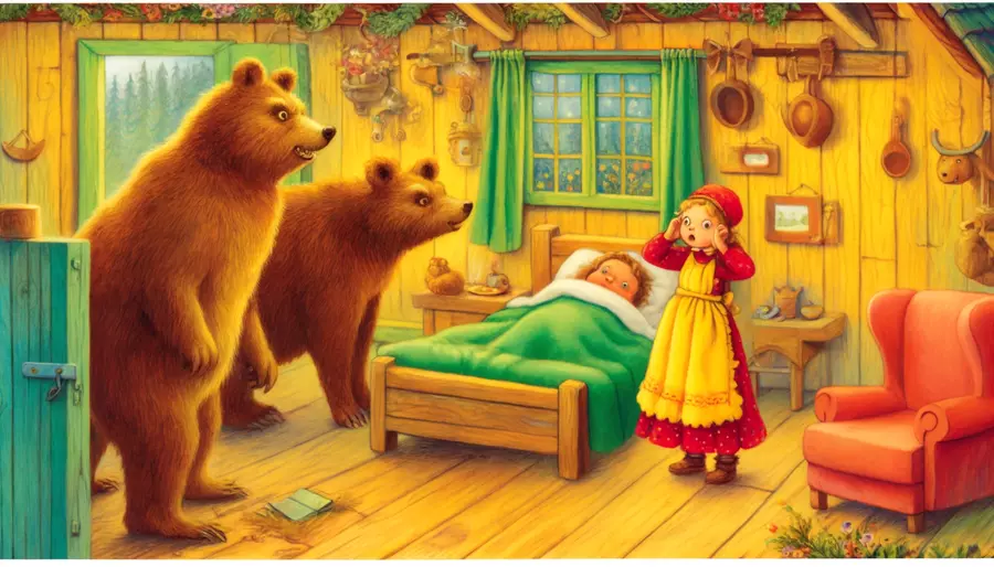 The The goldilocks and the three bears bedtime story