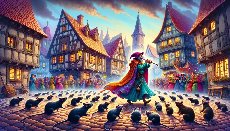 The pied piper of Hamelin bedtime story