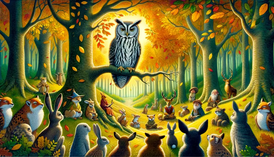 The wise old owl story